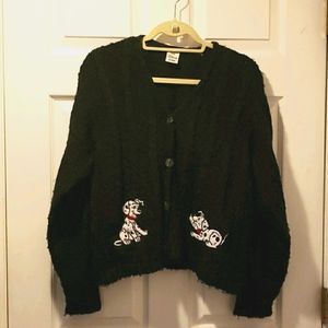 Disney Store Dalmation Cardigan Sweater Size L